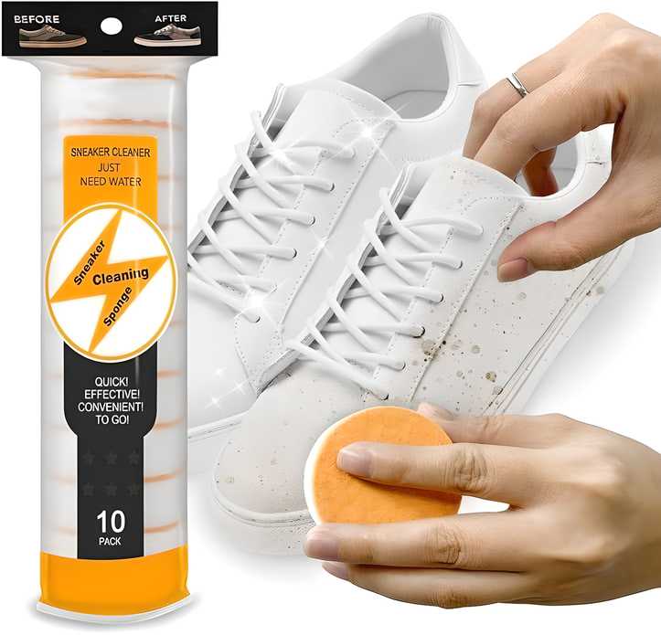Multipurpose Shoes Cleaner Premium Dual-Sided Sponge