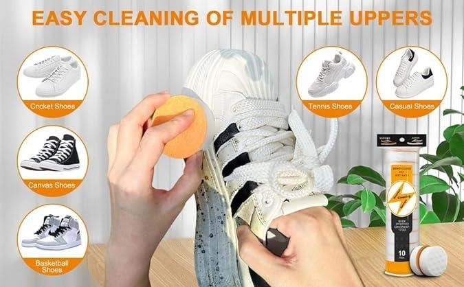 Multipurpose Shoes Cleaner Premium Dual-Sided Sponge