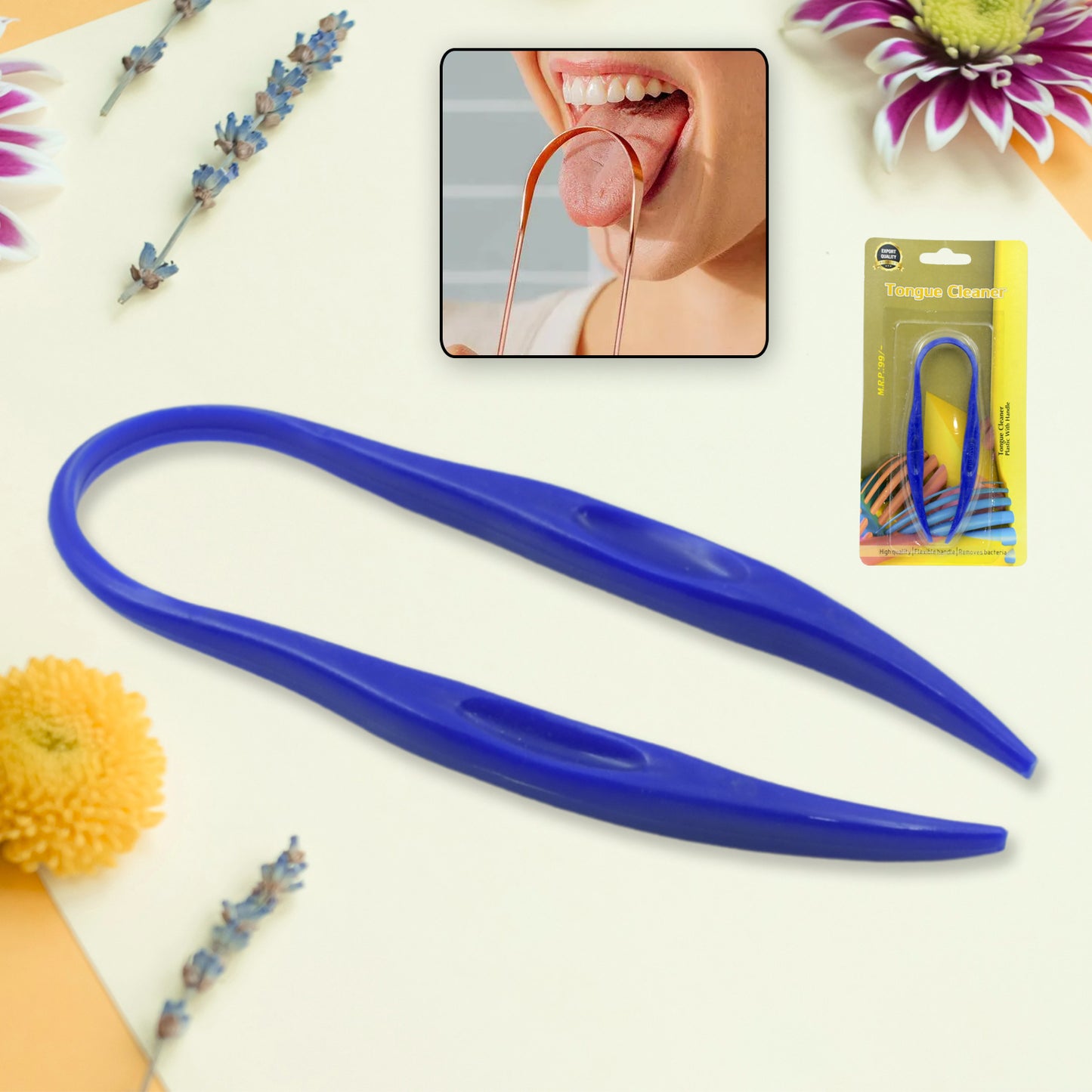 Plastic Tongue Cleaner For Kids Adults(1 Pc )